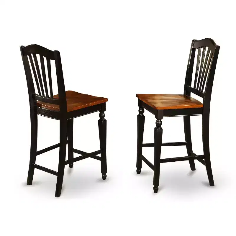 Kitchen Dinette Set 3 Piece Table & Chair Set - Round Pedestal Table & 4 Chairs