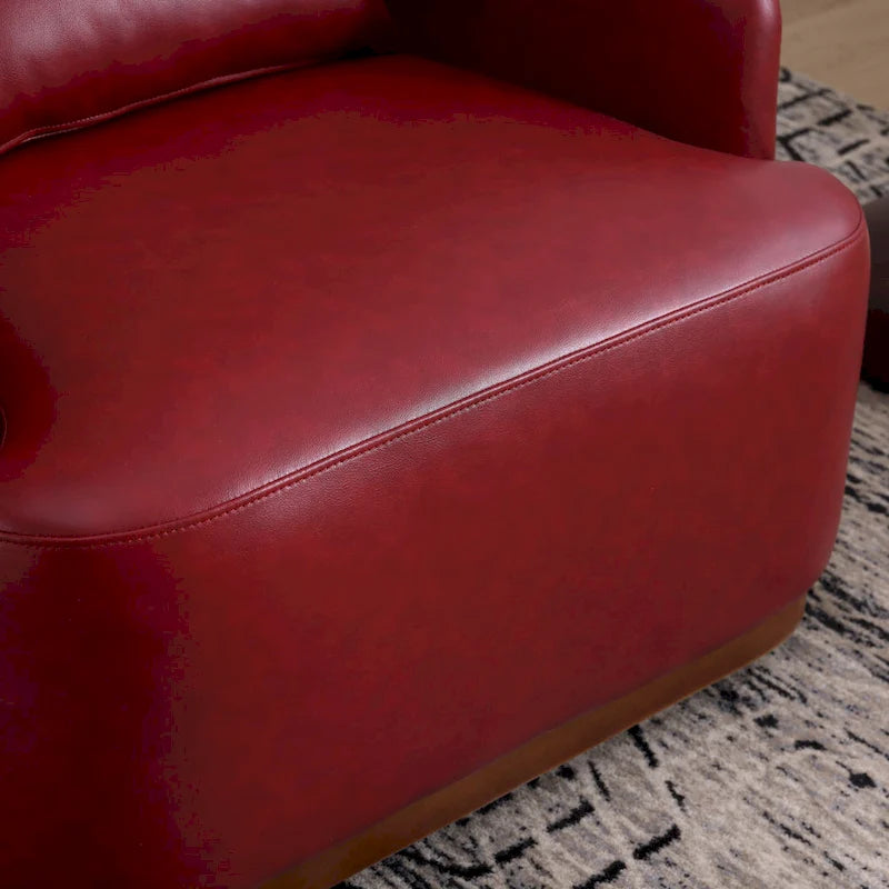 360-Degree Swivel Barrel Accent Chair