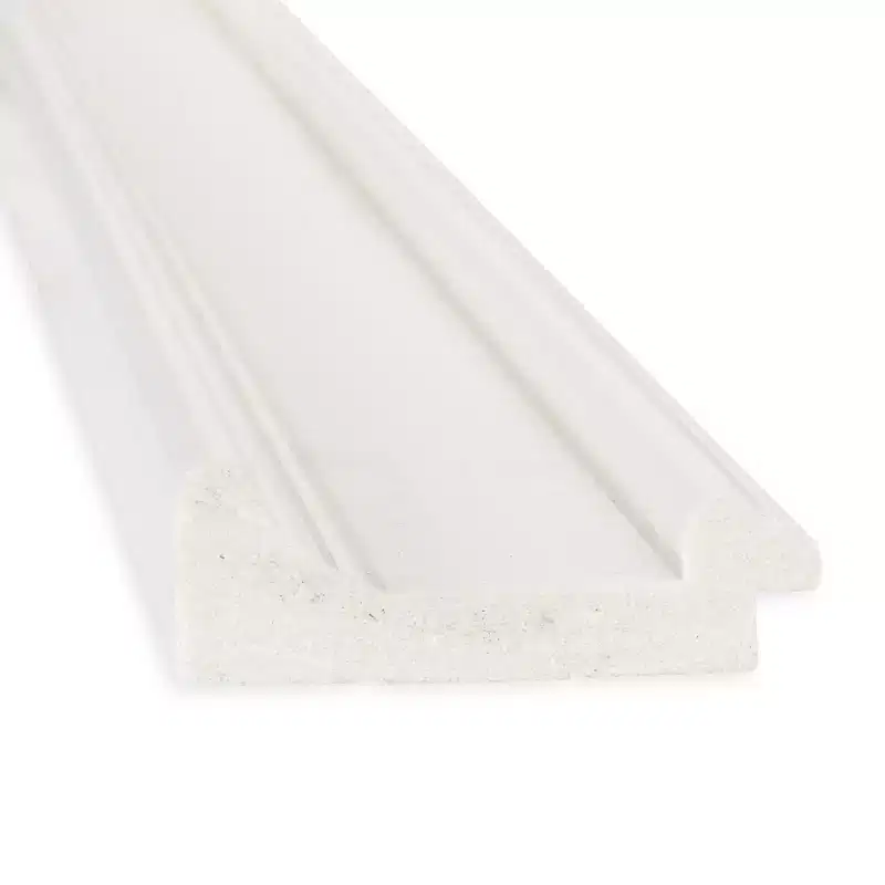 Amanti Art 42 x 30 Non-Beveled Ridge White Bathroom Wall Mirror: Modern Rectangle, Includes Mounting Hardware