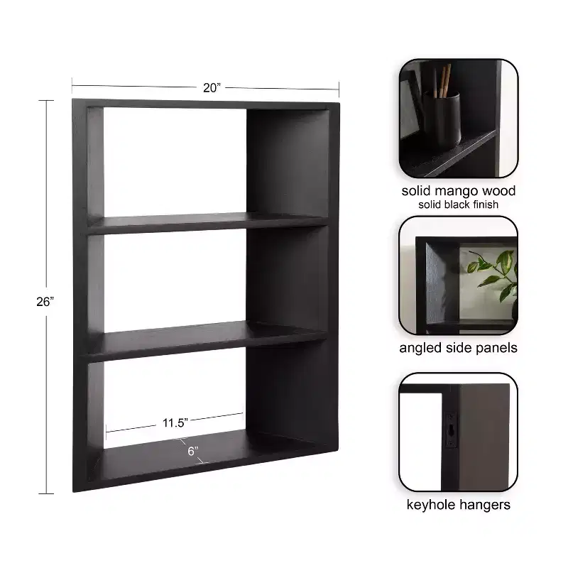 Kate and Laurel Kalla Rectangle Bathroom Wall Mirror