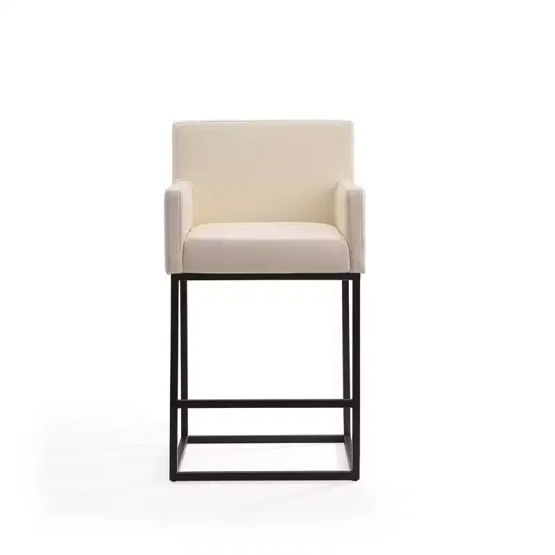 Ambassador Metal Counter Height Barstool - Manhattan Comfort