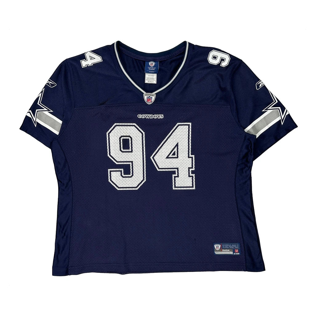 NFL Football Jersey Women's Navy Short Sleeve Crew Neck 2XL