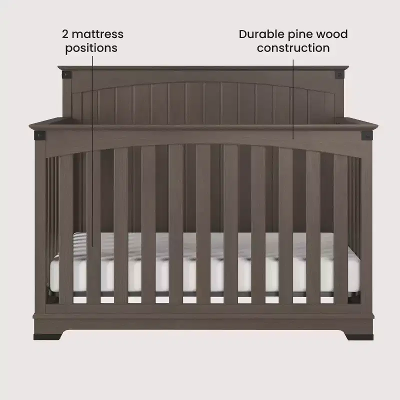 Child Craft Redmond Full Panel Crib, Changing Table Dresser & Chest 4 Piece Nursery Set