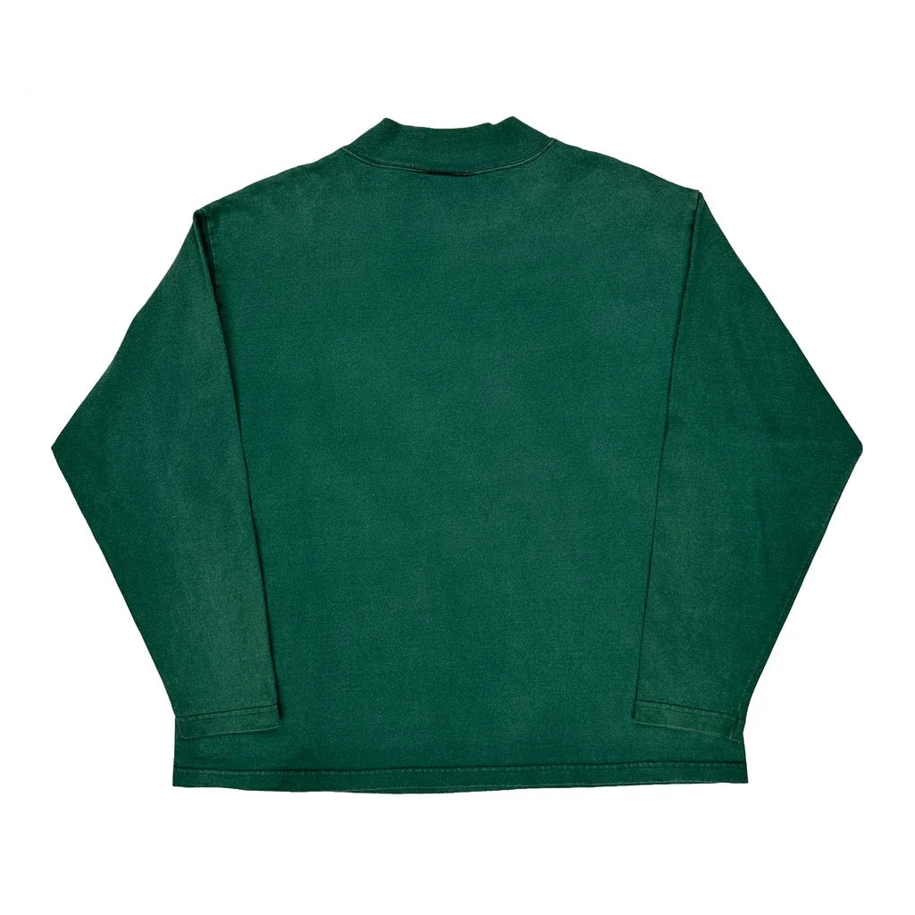 Green Bay Packers Long Sleeve T-Shirt Women's XL Green Cotton