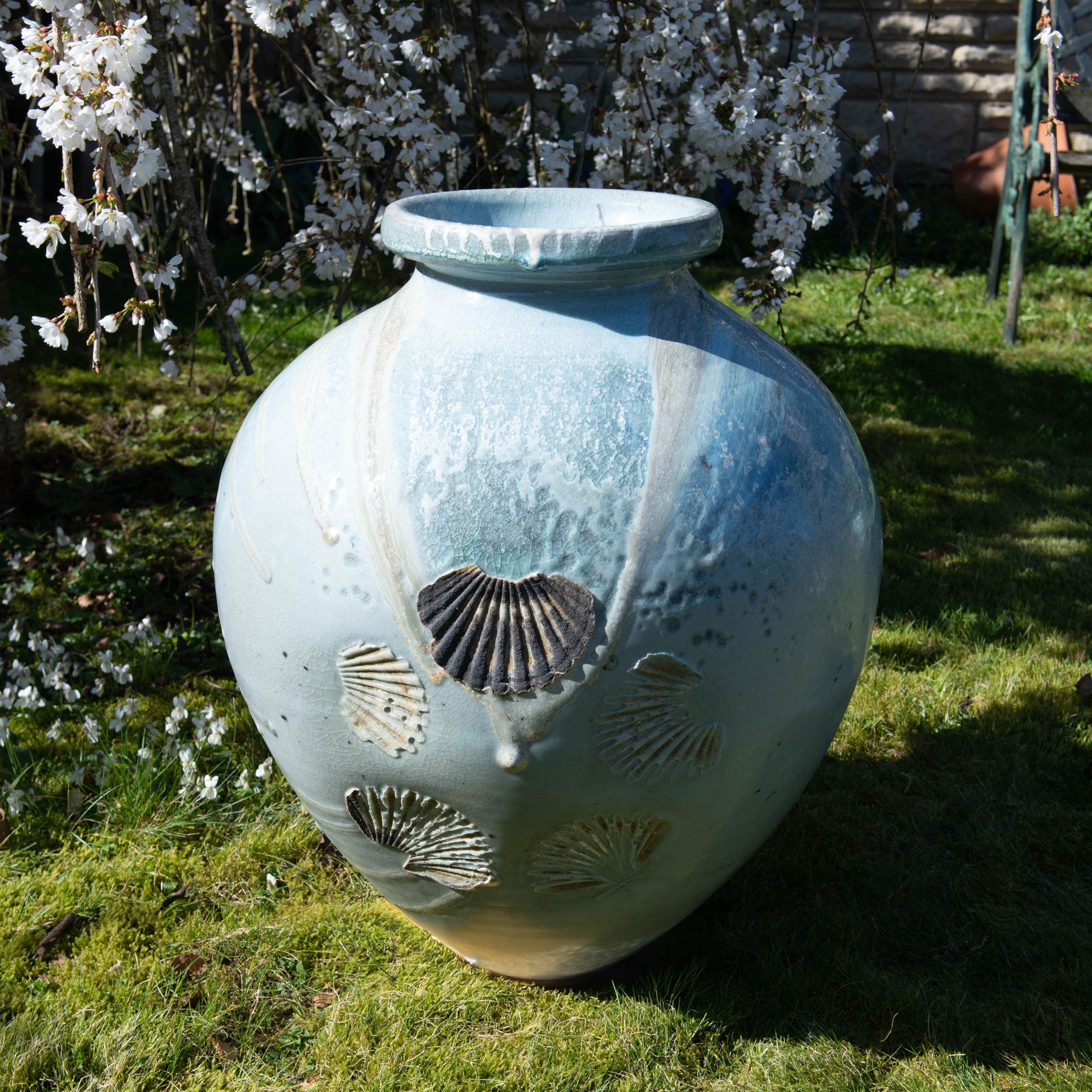 Celadon Ash Large Jar