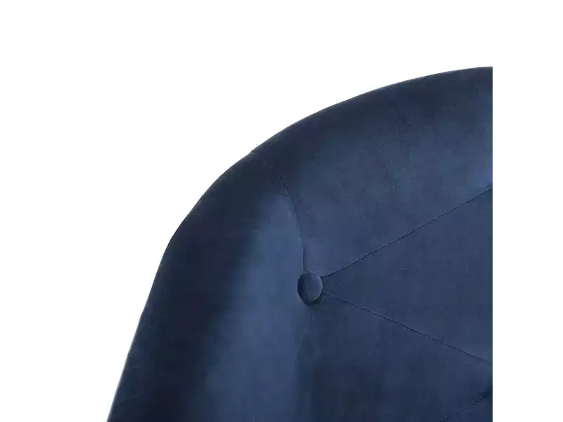 Amy Tufted Swivel Office Chair - Height Adjustable - OCH4500 - Navy/Chrome - Safavieh