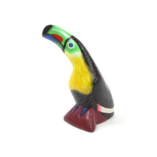 Painted Toucan Carving