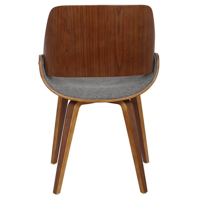 Mid-Century Modern Upholstered Dining Accent Chair