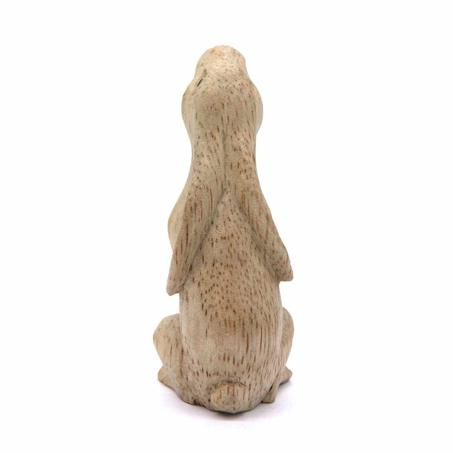 Moon Gazing Hare Carving