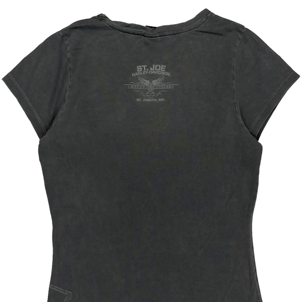 Graphic T-Shirt - XS Grey Cotton