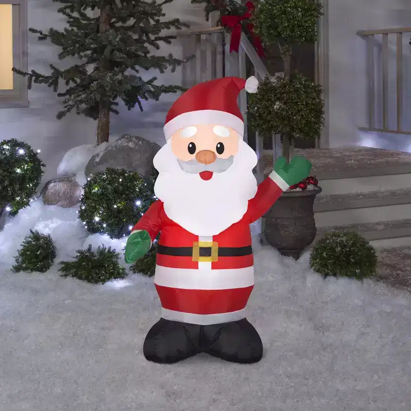 Gemmy Airblown Christmas Inflatable Santa Claus - 48 in.