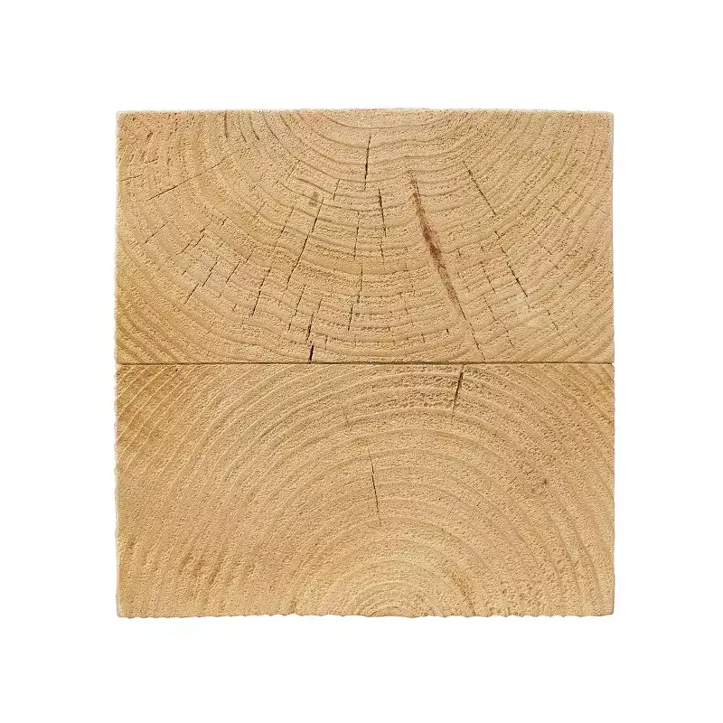 Art Leon Unique Fluted Solid Wood End Table Side Table