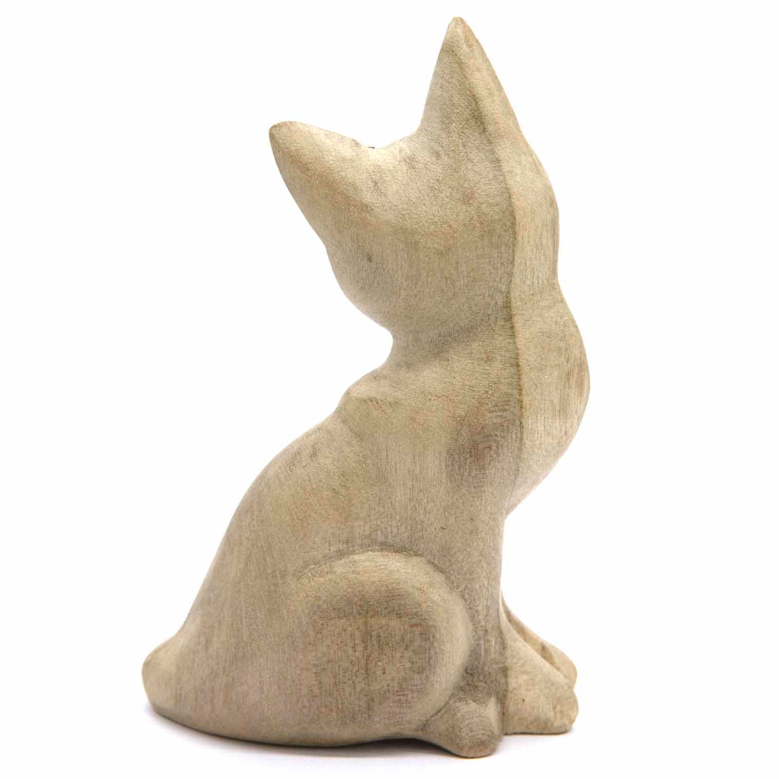 Sitting Cat Carving