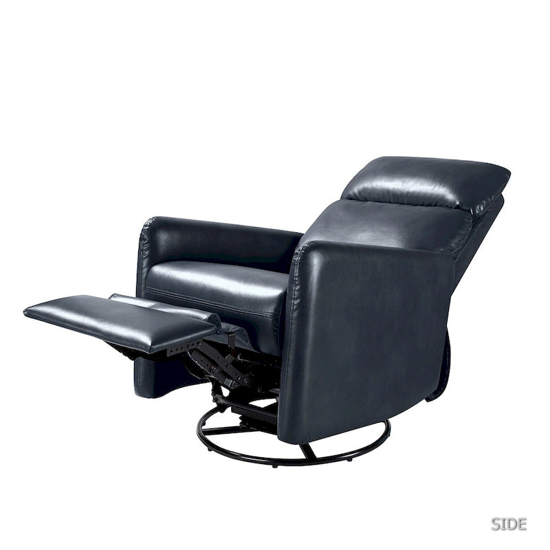 Manual Swivel Recliner with Metal Base