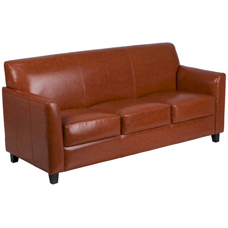 Clean Line Stitched Sofa with Flared Arms - 70W x 29D x 32.25H