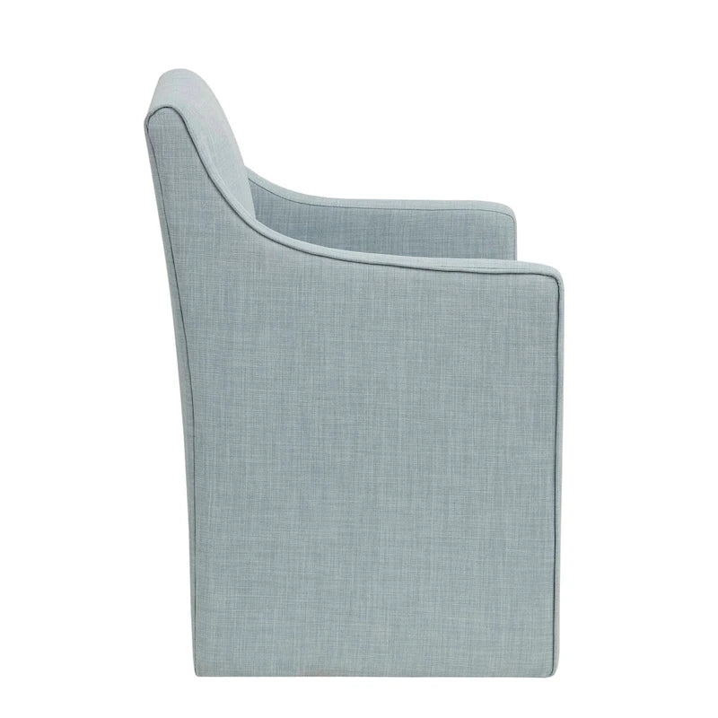 Dining Arm Chair with Casters