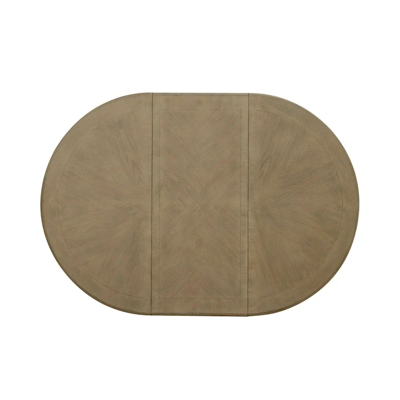 Magnolia Manor Round Pedestal Dining Table with Expandable Leaves - 2 Finishes