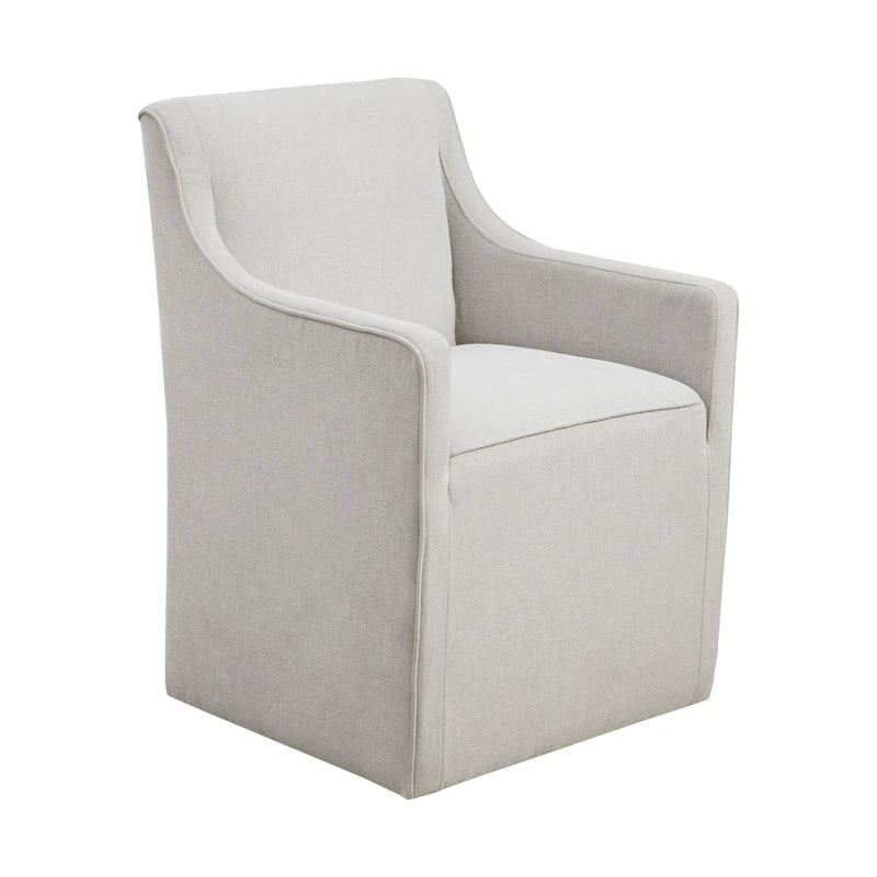 Dining Arm Chair with Casters
