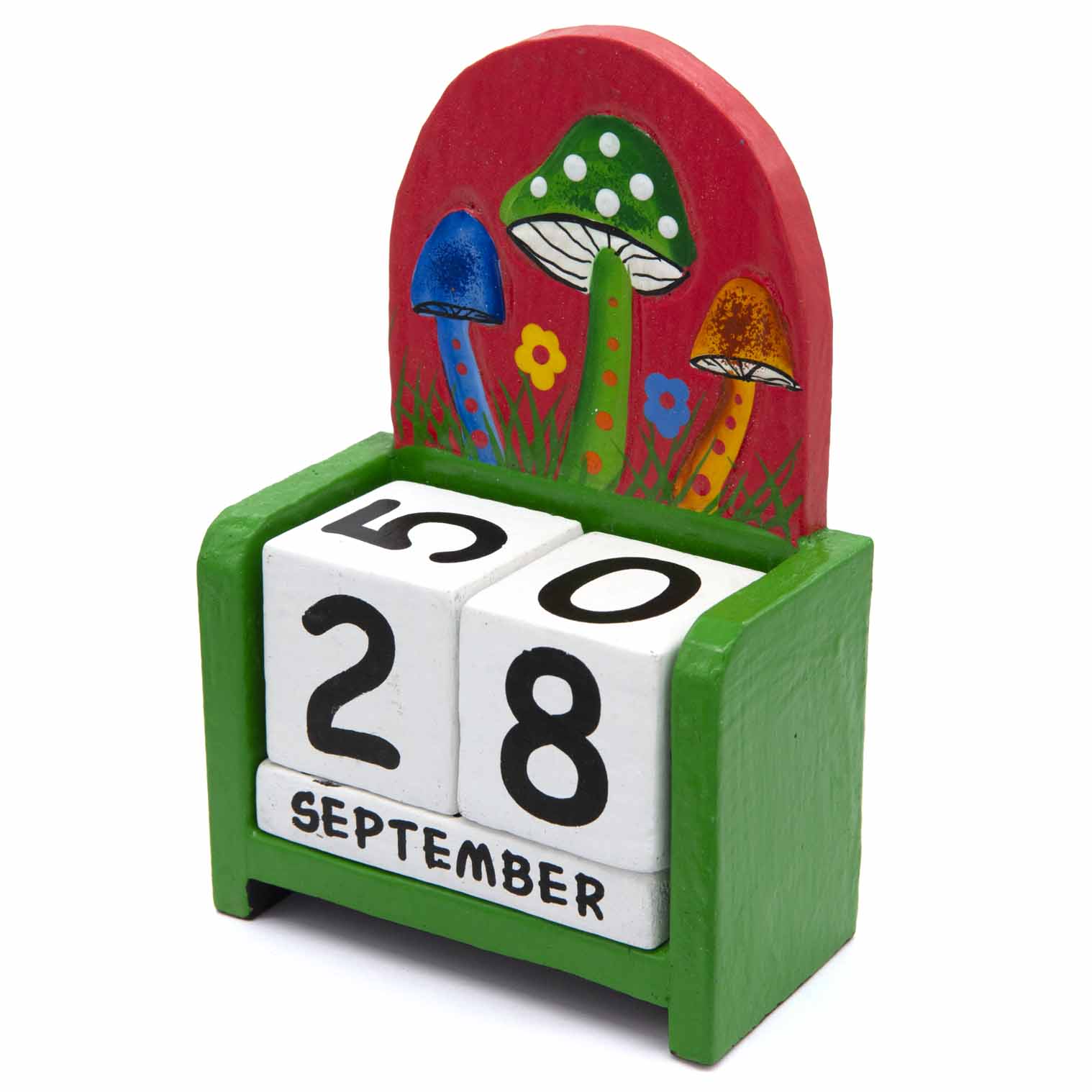 Painted Mushroom Perpetual Calendar