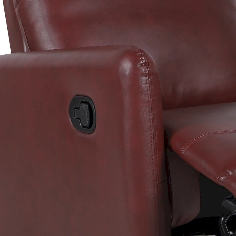 Manual Swivel Recliner with Metal Base