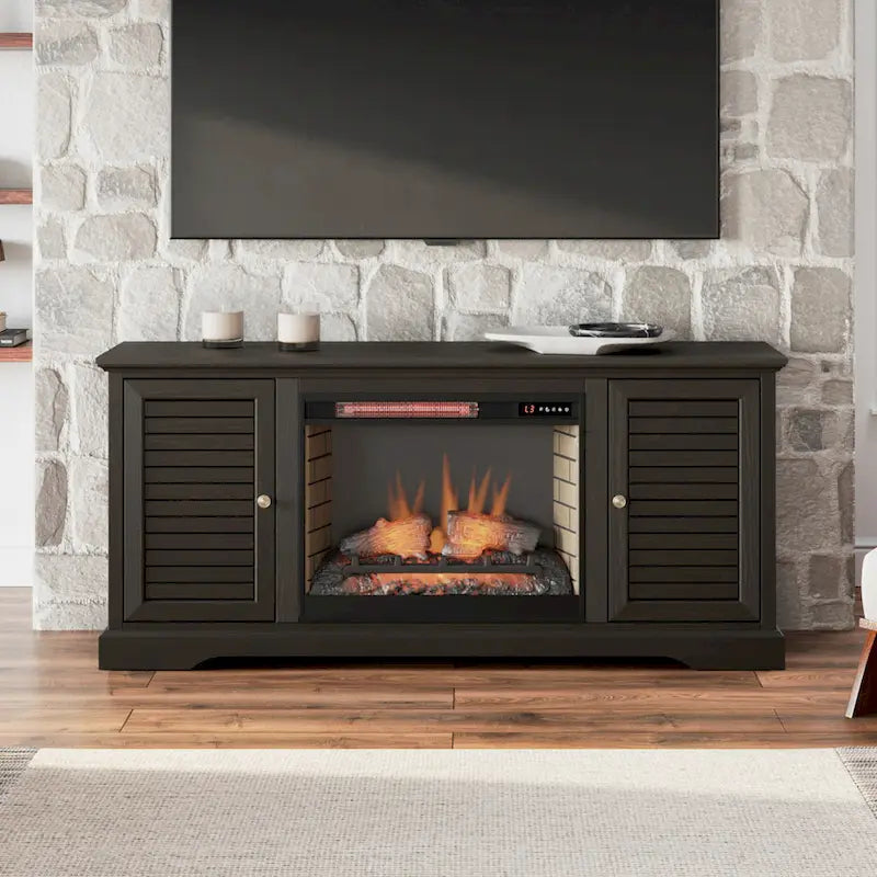 68 inch Electric Fireplace TV Console for TVs up to 80 inches