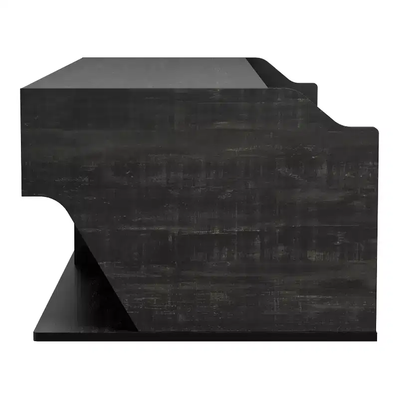 44 Hawkpoint Transitional Lift Top Coffee Table Reclaimed Black Oak - miBasics