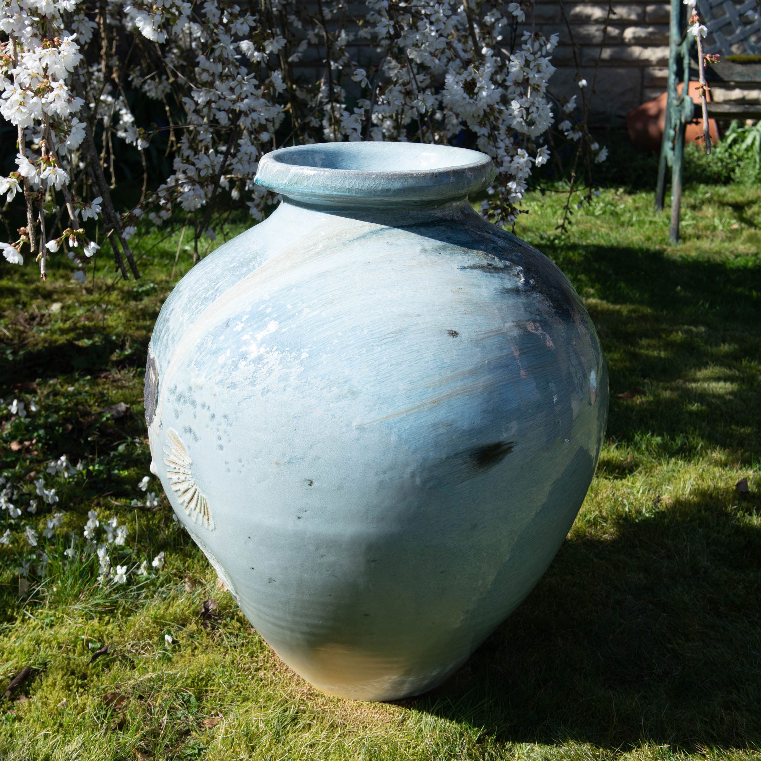 Celadon Ash Large Jar
