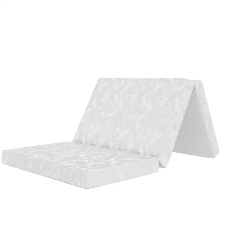 Signature Sleep 4-Inch Tri-Fold Mattress / Folding Mattress, Twin