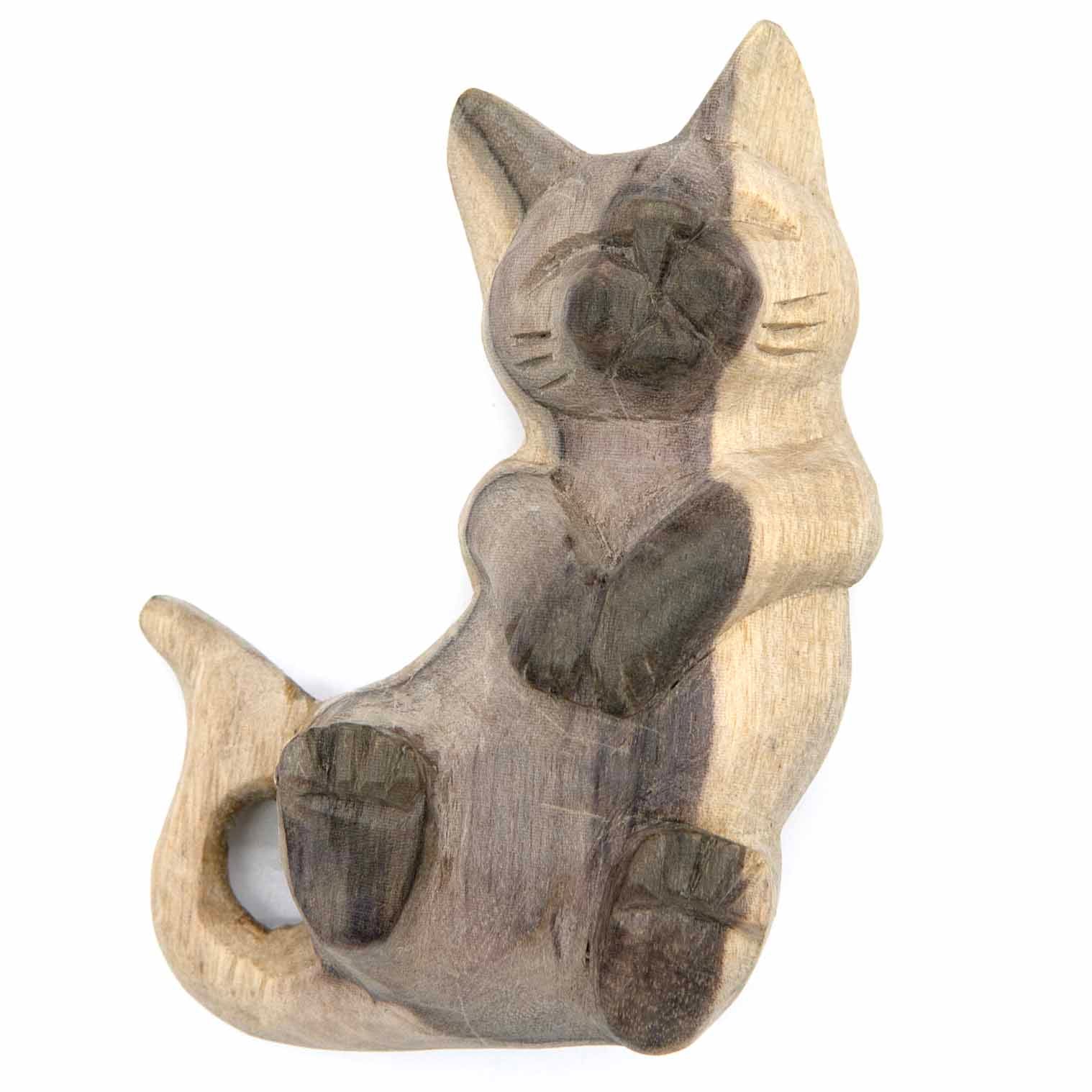 Playing Cat Carving