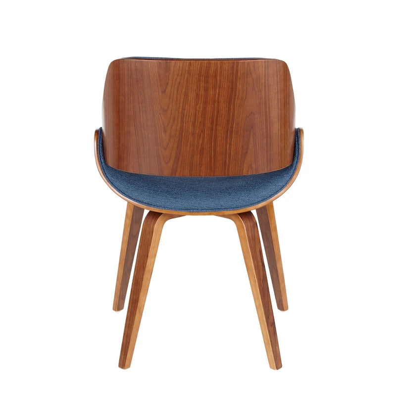 Mid-Century Modern Upholstered Dining Accent Chair