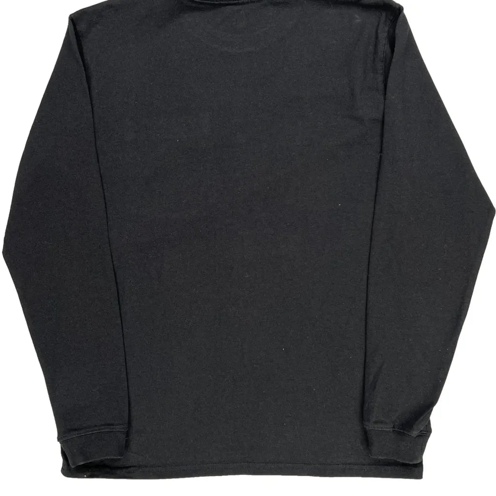 Long Sleeve T-Shirt - Small Black Cotton