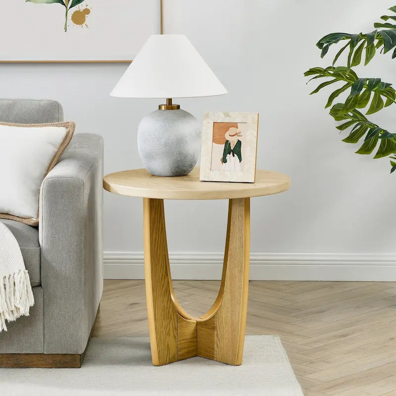 Round End Table