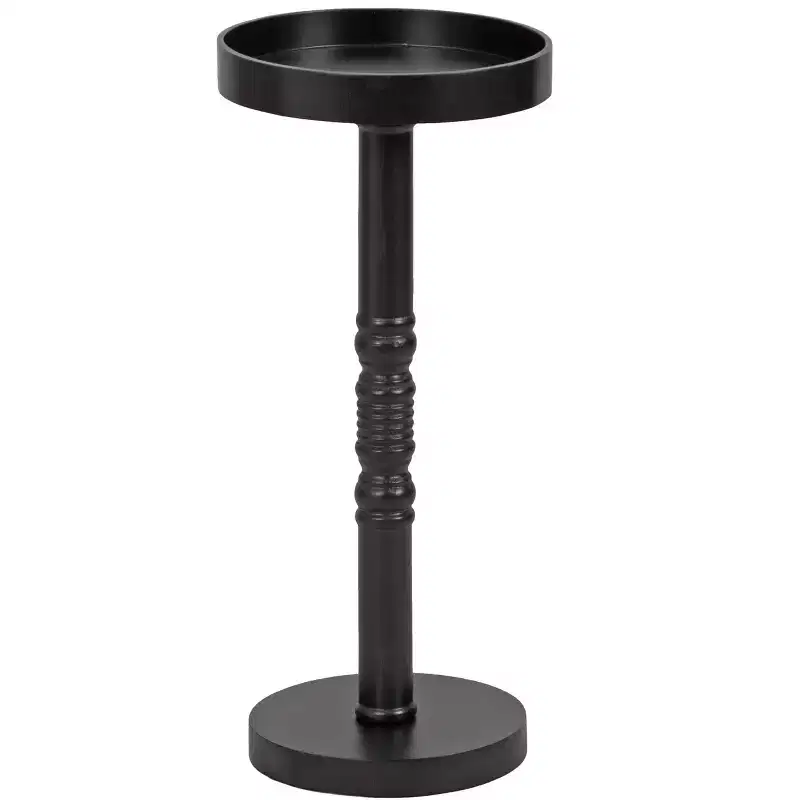 Kate and Laurel - Bellport Pedestal End Table