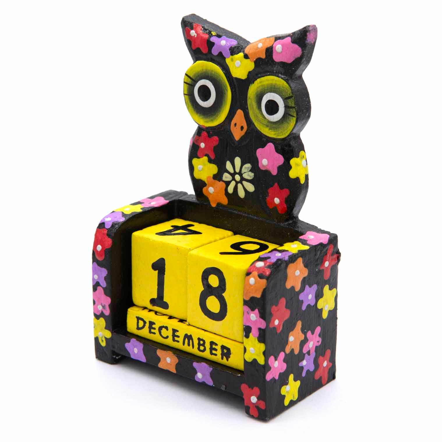 Painted Owl Perpetual Calendar