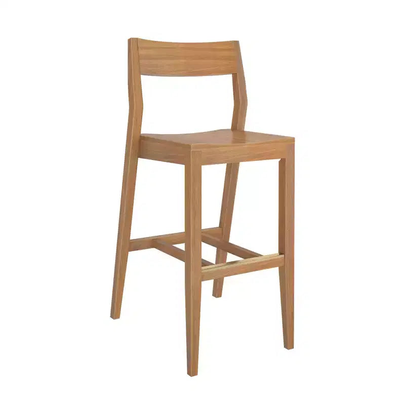 44 Solid Wood Counter Height Dining Chair for Kitchen Island and Breakfast Bar