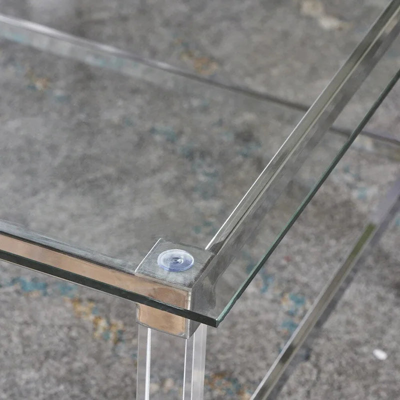 Modern Rectangle Tempered Glass Coffee Table