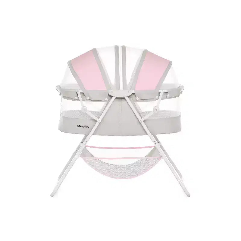 Bassinet with Canopy and Adjustable Height for Newborns
