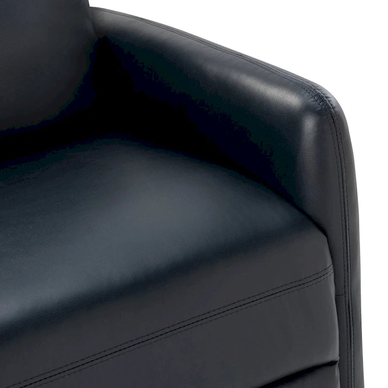 Manual Swivel Recliner with Metal Base