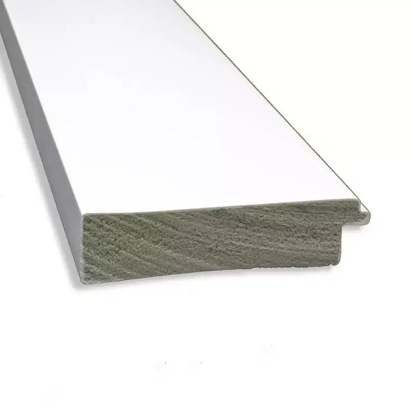 20 x 54 Non-Beveled Cabinet White Full Length On the Door Mirror Polystyrene Frame