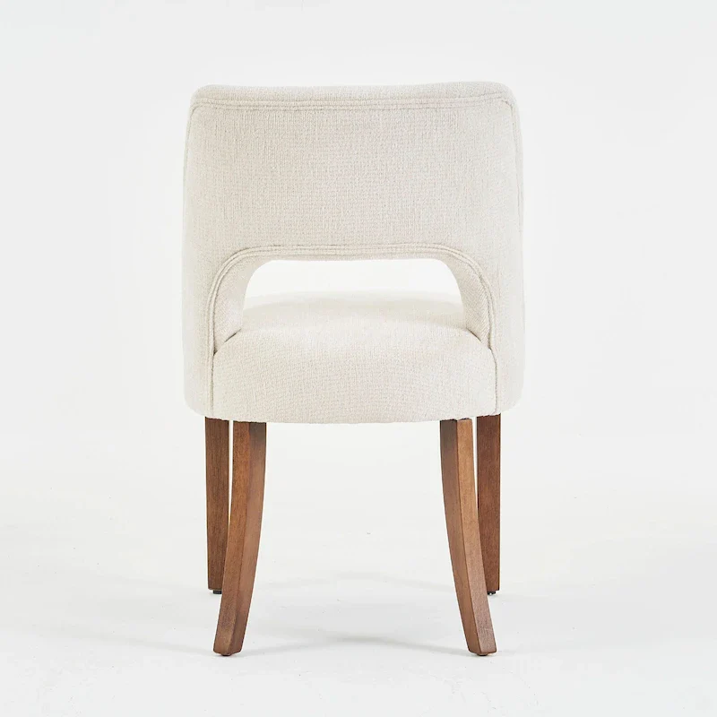 Set of 4 Fabric-upholstered Dining Chairs