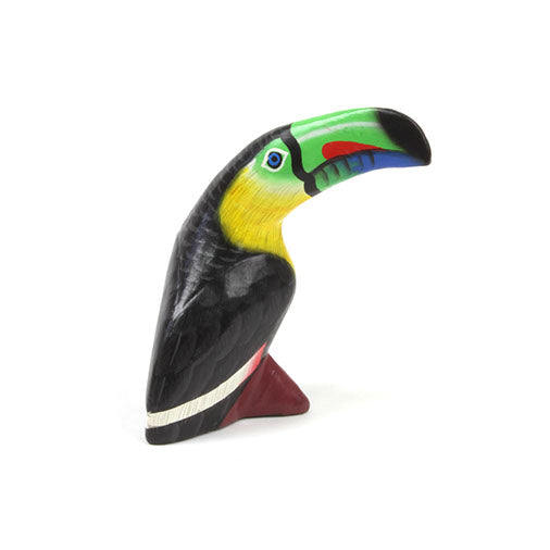 Painted Toucan Carving