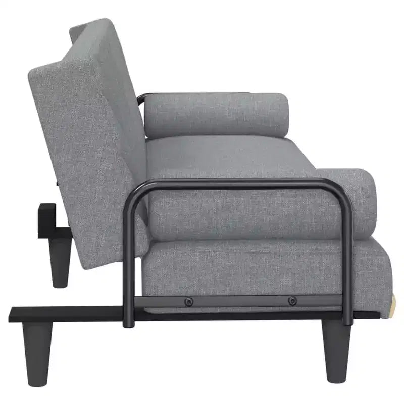 Sleeper Sofa with Armrests - Fabric Loveseat Recliner