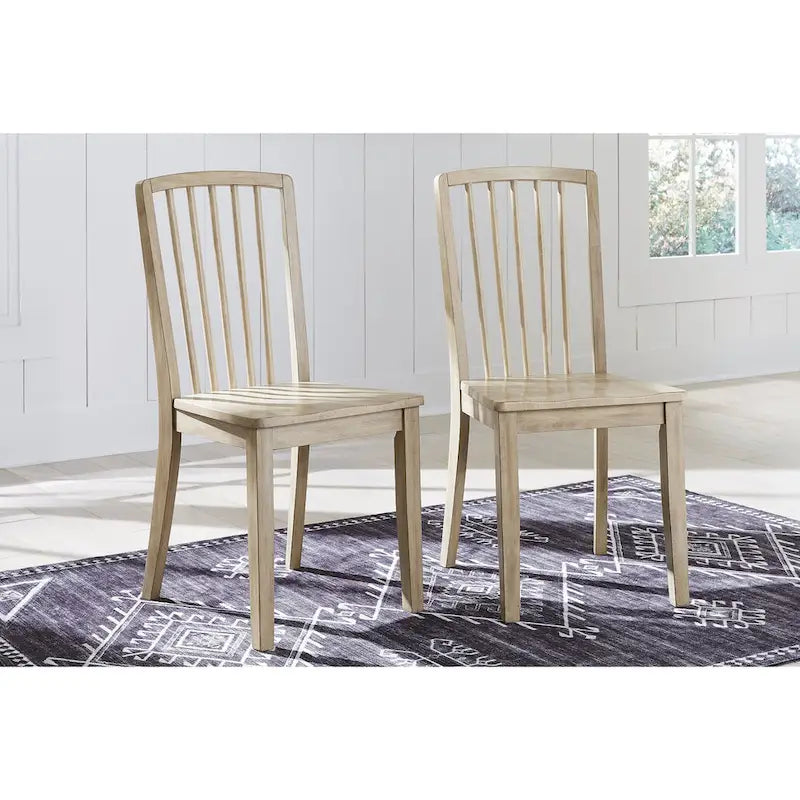Light Brown Dining Chair 17W x 21D x 38H Contoured Hardwood Seat