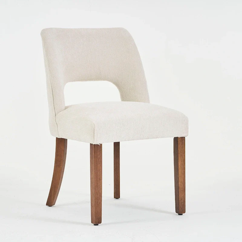 Set of 4 Fabric-upholstered Dining Chairs