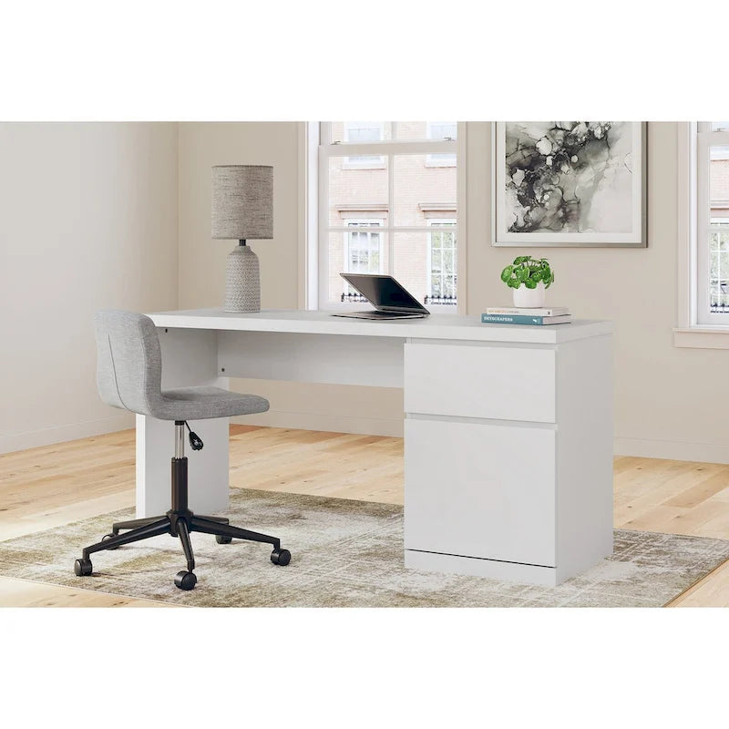 White 60 Home Office Desk