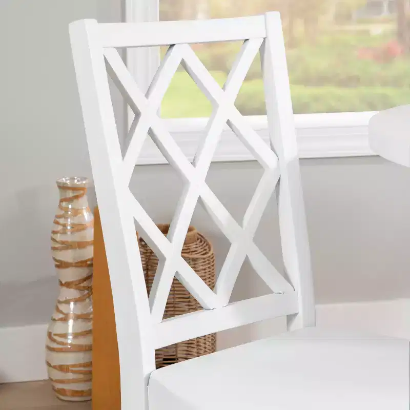 Powell 5pc Shelby Round Dining Set White