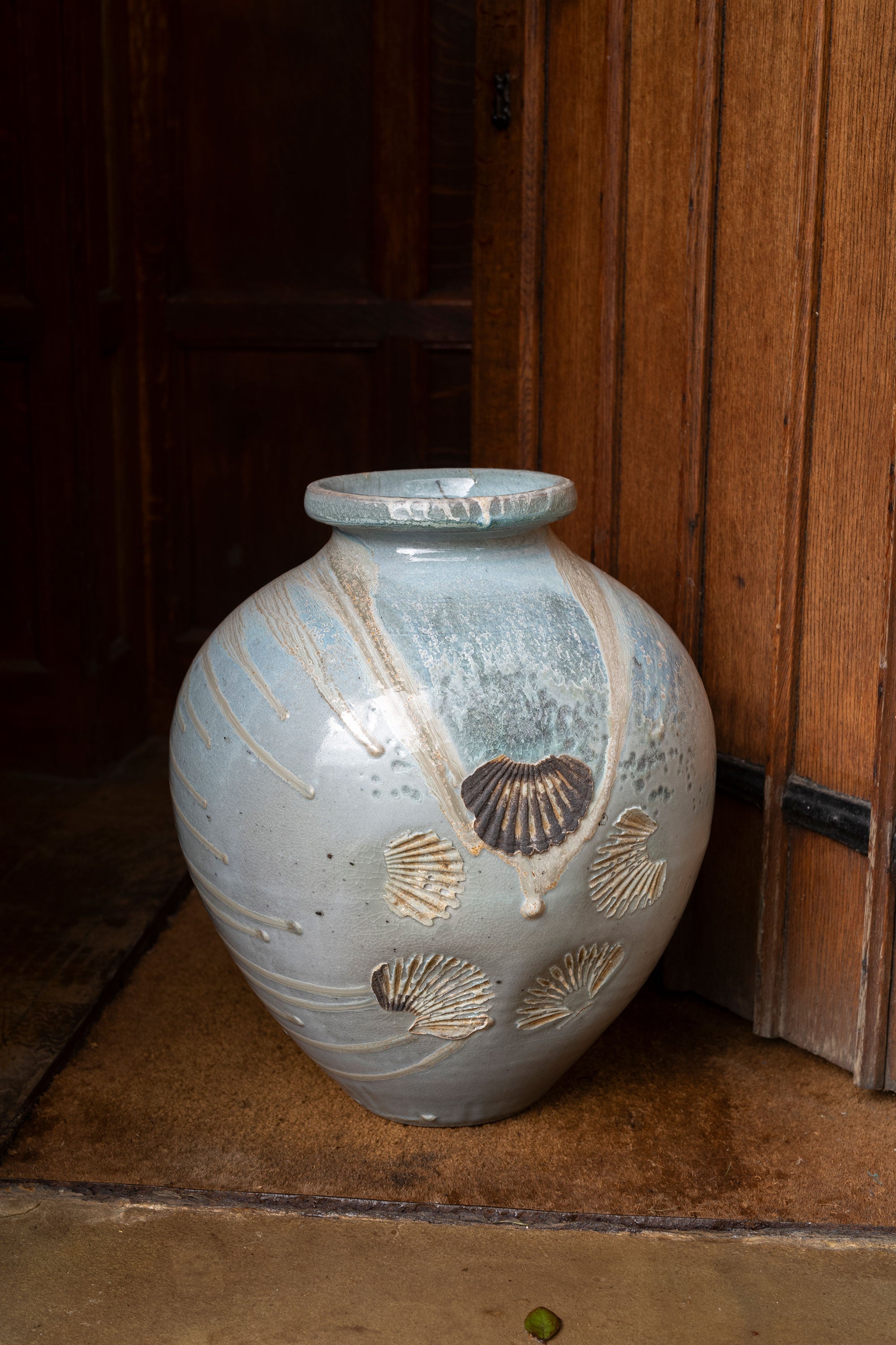 Celadon Ash Large Jar