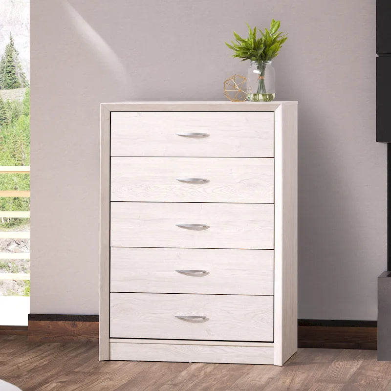5 Drawer Tall Dresser