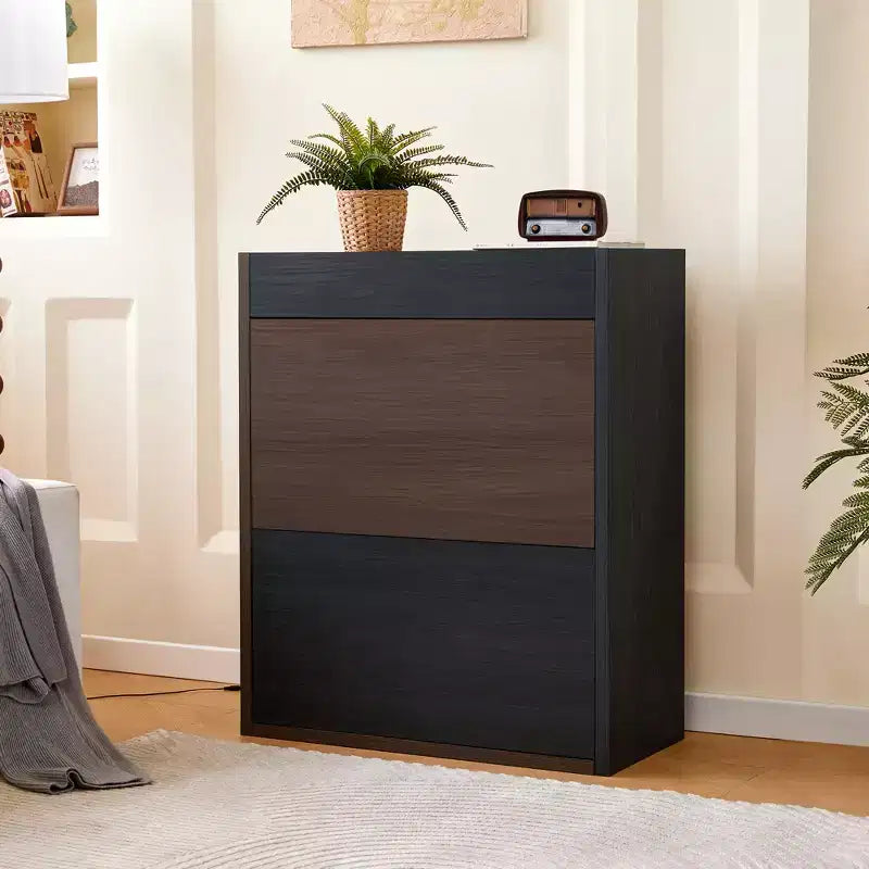 Extendable & Rotating Corner Shoe Cabinet, 32.5 to 58.8 Inch Storage Cabinet with Drawer for Hallway Entryway