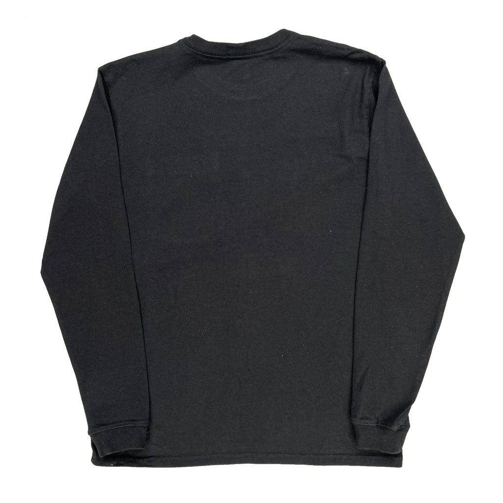 Long Sleeve T-Shirt - Small Black Cotton